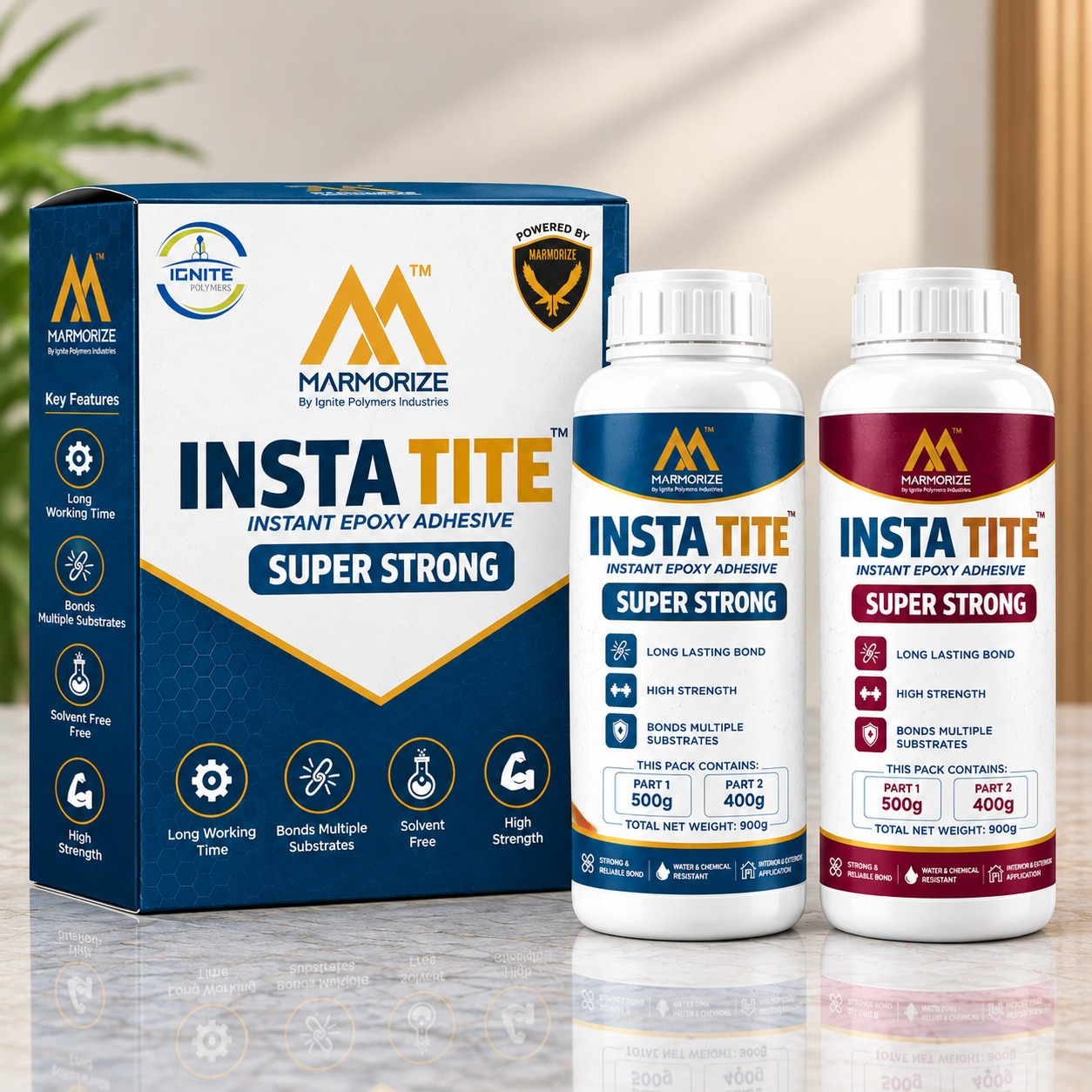 INSTA TITE Super Strong instant epoxy adhesive bottle