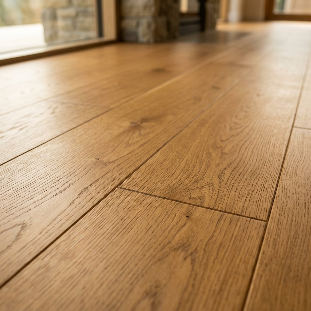 Engineered wood planks for stone-to-wood bonding